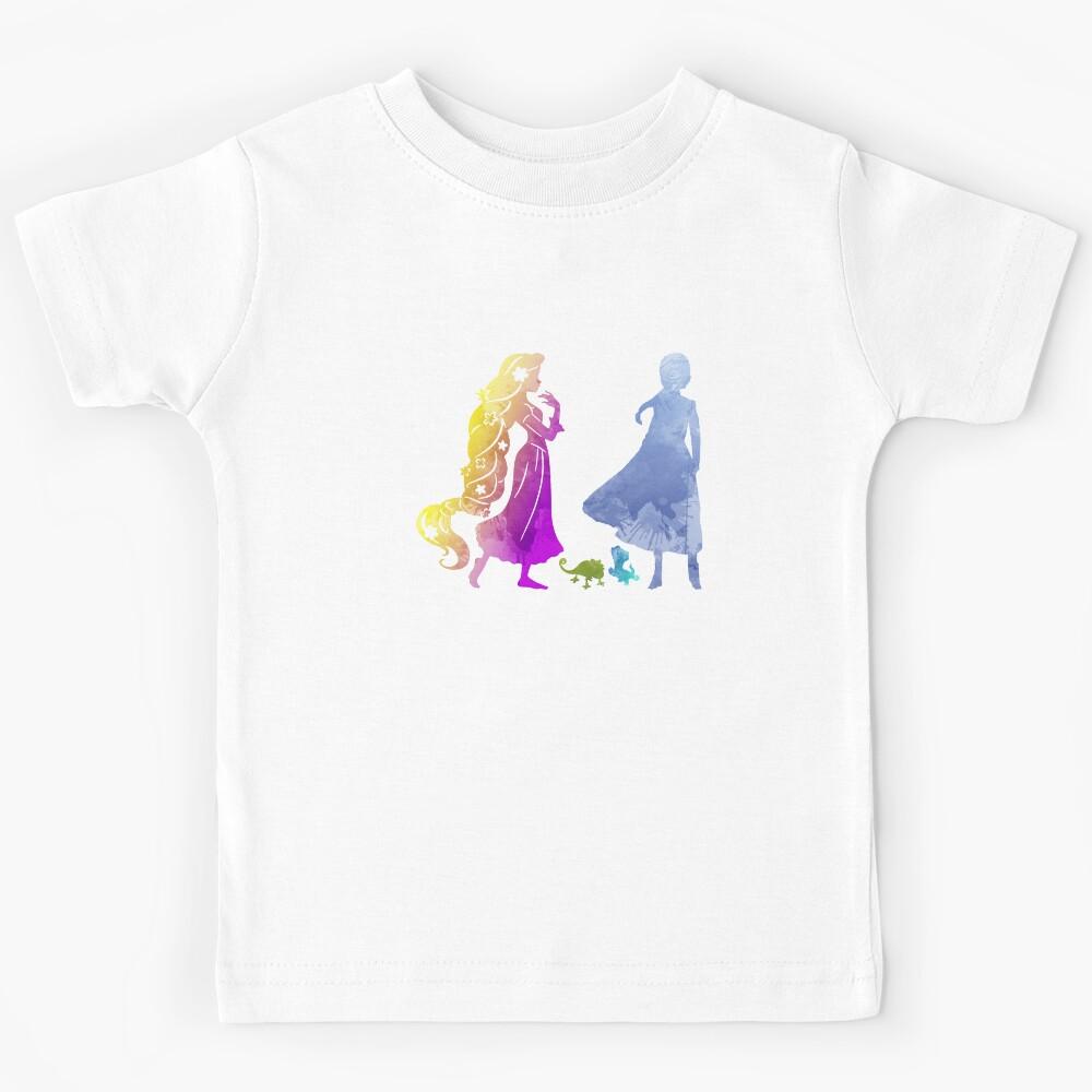 Princesses Inspired Silhouette Kids T-Shirt 170