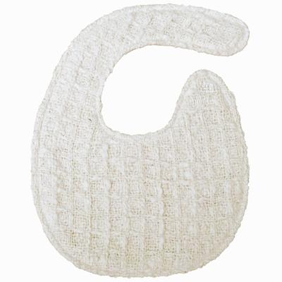 Baby Bio-Baumwolle Einheitsgröße [Kenbi Mirai] Lätzchen, Lätzchen, kbtw003us01, Off-White,