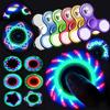Creative Luminous Led Light Fidget Spinner Hand Top Spinners Glow In Dark Light Edc Figet Spiner Finger Stress Relief Toys