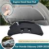 Compatible With Honda Odyssey RB3/4 RC MK4 MK5 2009~2019 Front Hood Engine Sound Heat Pad Fireproof Insulation Cotton Cover Car
