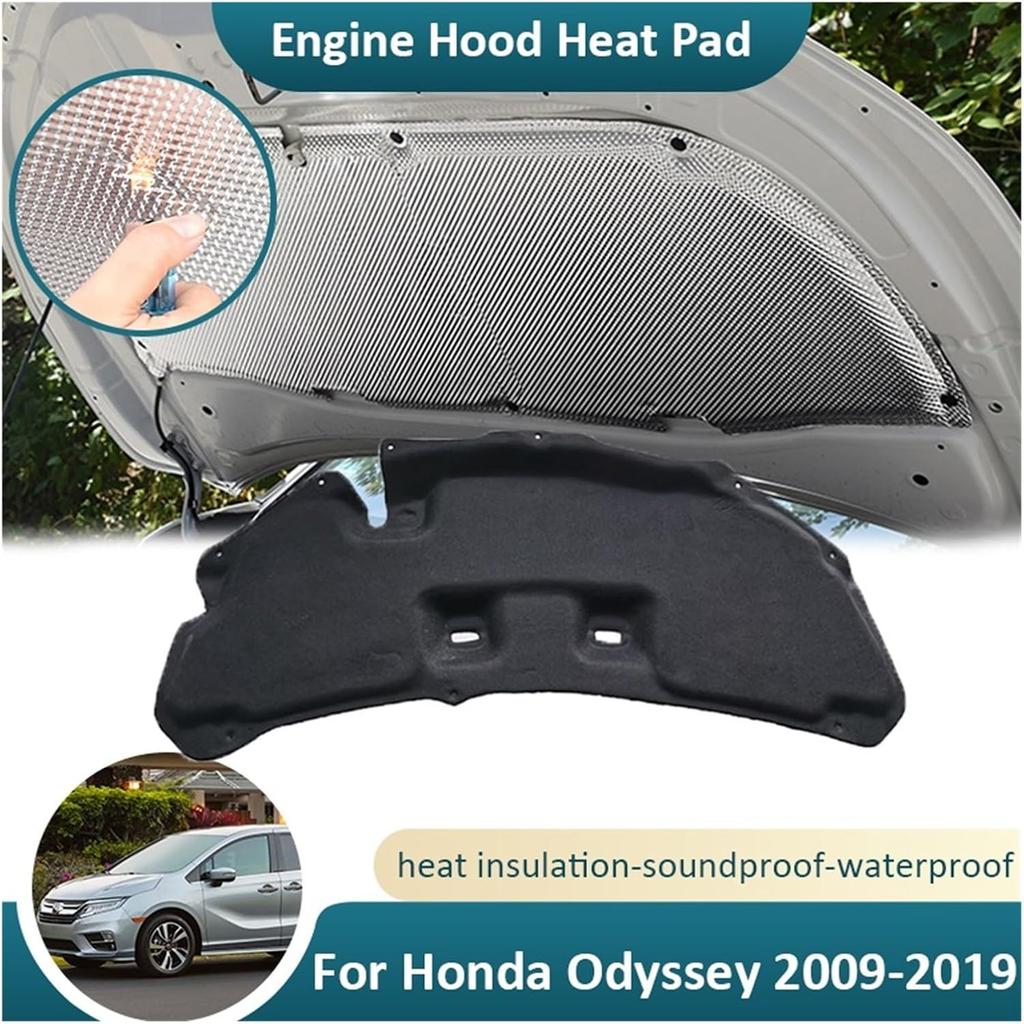 Compatible With Honda Odyssey RB3/4 RC MK4 MK5 2009~2019 Front Hood Engine Sound Heat Pad Fireproof Insulation Cotton Cover Car