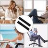 Black Chair Armrest Covers Pair Zippered Arm Sleeves for Office For Home Chairs Polyester Material Comfortable Fit