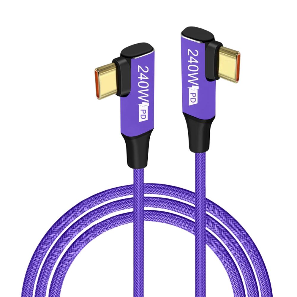 240W Data Cable 5A Suitable for Huawei Laptop Usb-C To C For Xiaomi Qc3.0 Laptop Pd Dual Head Type-C240w Pd Charging Cable