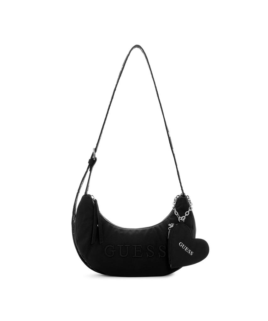 Guess Sasha_Sasha Heart Keyring Woven Crescent Bag Hq2A3A54