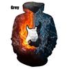Herbst Herren Neue Mode Hoodie 3D Gedrucktes Comic-Muster Hip Hop Lässig Komfort Multifunktionales Herren Pullover Sweatshirt