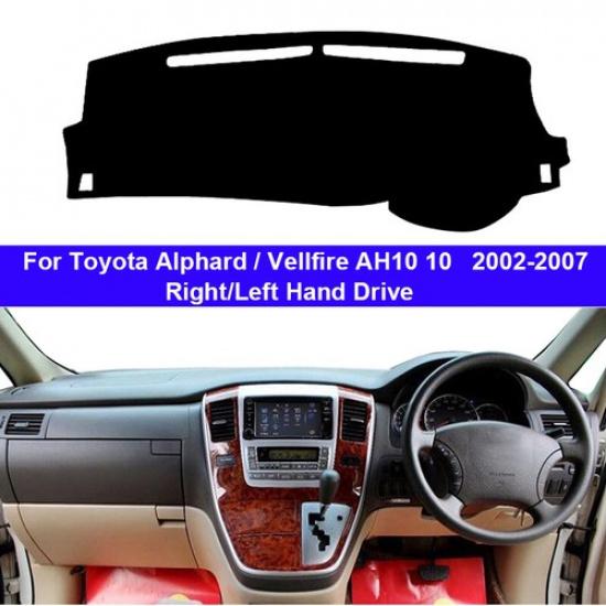 Car Dashboard Cover Carpet For Toyota Alphard Vellfire AH10 10 2002 - 2006 2007