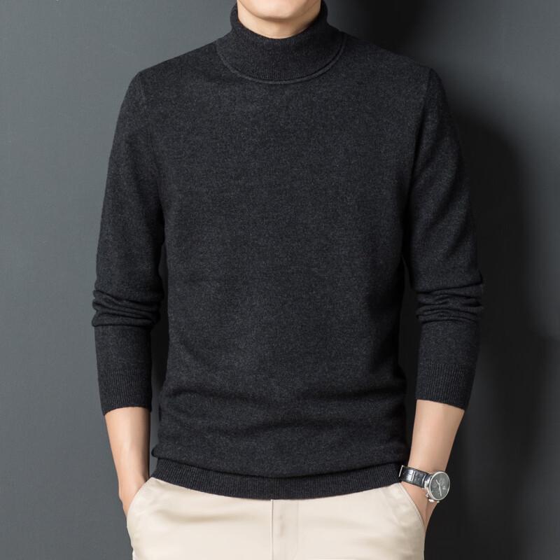 

Yi Li Teng Men s Classic 100% Wool Turtleneck Sweater 2XL