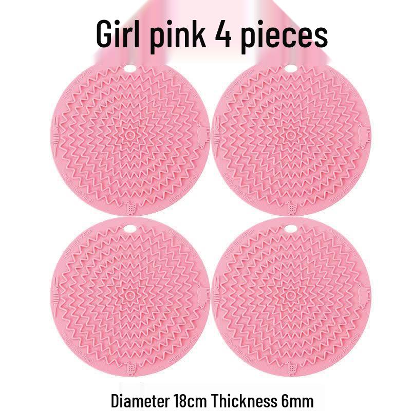 Ruhan Silicone Heat-Resistant Placemat Set