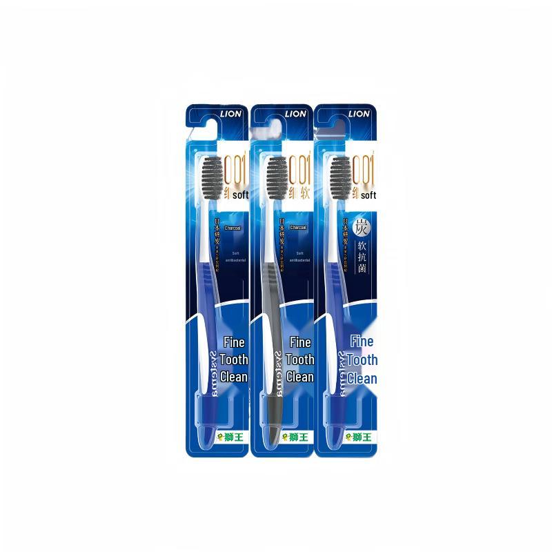 

Lion King Fine Tooth Clean Carbon Energy Soft Toothbrush, 3-Pack