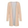 Women's Cardigan Loose Casual Solid Color Long Sleeved Pocket Top Coat