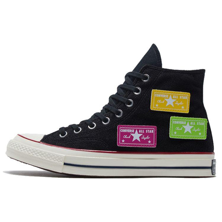 Converse 1970s Chuck 70 Comfortable Versatile High-Top Canvas Shoes Unisex Sneakers Black 169844C