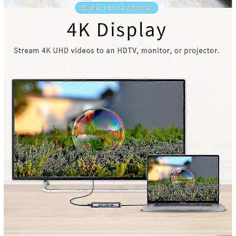 High Speed Trans 4 In 1 -funct Usb C Doc Stat Wi Yanlieso