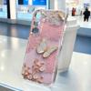 Lovely Pink Lace Butterfly Phone Case for Samsung Galaxy A56 A16 A06 A36 A54 A15 A55 A35 S22 S23 S25 S24 FE Ultra Plus Cover