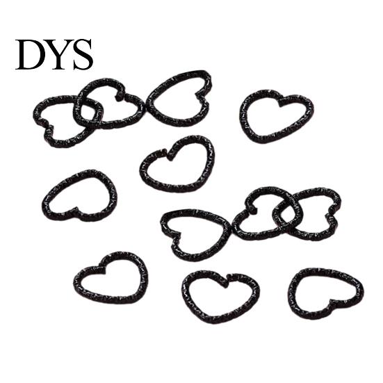 Broken Hair Fixer 50Pcs Girl Hairpins Easy to Wear Heart-Shaped Comfortable Accessory Vibrant Color Decorative Clips Clip