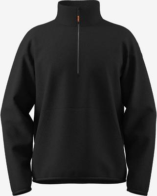 Table Tennis Fleece Light 46810 Black [Butterfly] [Butterfly] Half-Zip Fleece, Warm, Stretchy,