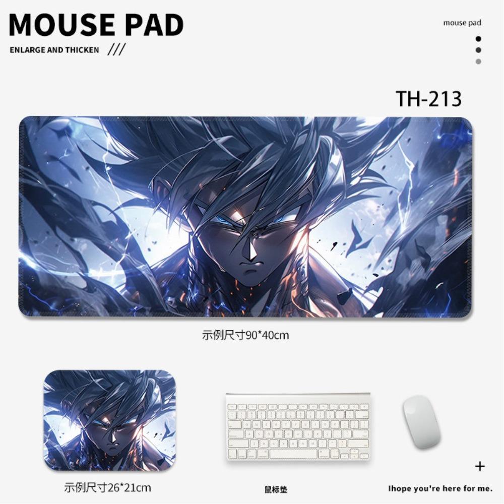 ACGN Cosplay Definition Creative Leather Mouse Pad Dragon Ball Anime E-sports Game Mouse Keyboard Table Pad Boys Advanced Non-slip  Mouse Pad