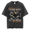 Ich will einen perfekten Körper Ich will eine perfekte Seele T-Shirt Lustige Capybara im japanischen Stil Vintage-gewaschenes T-Shirt Herren Oversized T-Shirts Oberteile