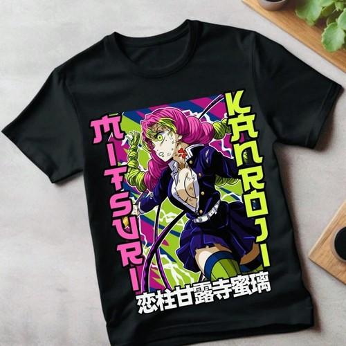 Mitsuri Kanroji Waifu Shirt Demon Slayer Kimetsu No Yaiba Anime Unisexga T Shirt S