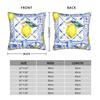 Pillow Cover Yellow Lemon Pattern Morden Pillow Case For Sofa Home Decoration Pillowcases