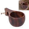 Wood Grain Wood Camp Mug Portable Wood Mug Camping Use Wood Drinking Cup  Cool Drinking