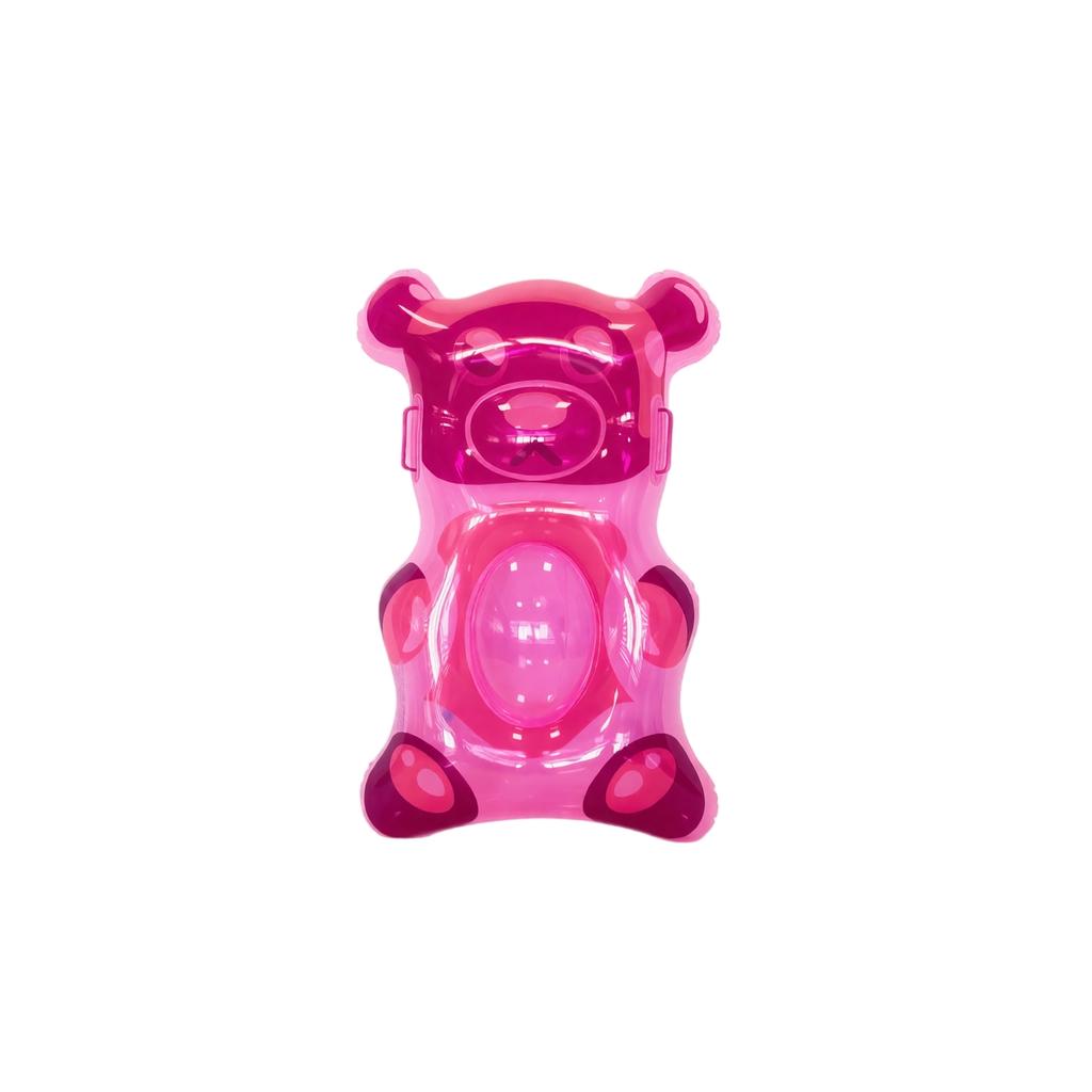 Bear-Shaped Inflatable Pool Float Pad for Shallow Play – Fun Summer Pool Toy for Kids