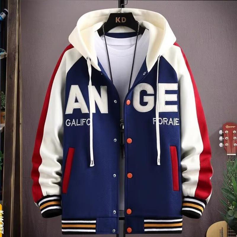 Spring Autumn Men Sets Tracksuit Casual Joggers Hooded Sportswear Jackets Pants Hip Hop Running Sports Suit