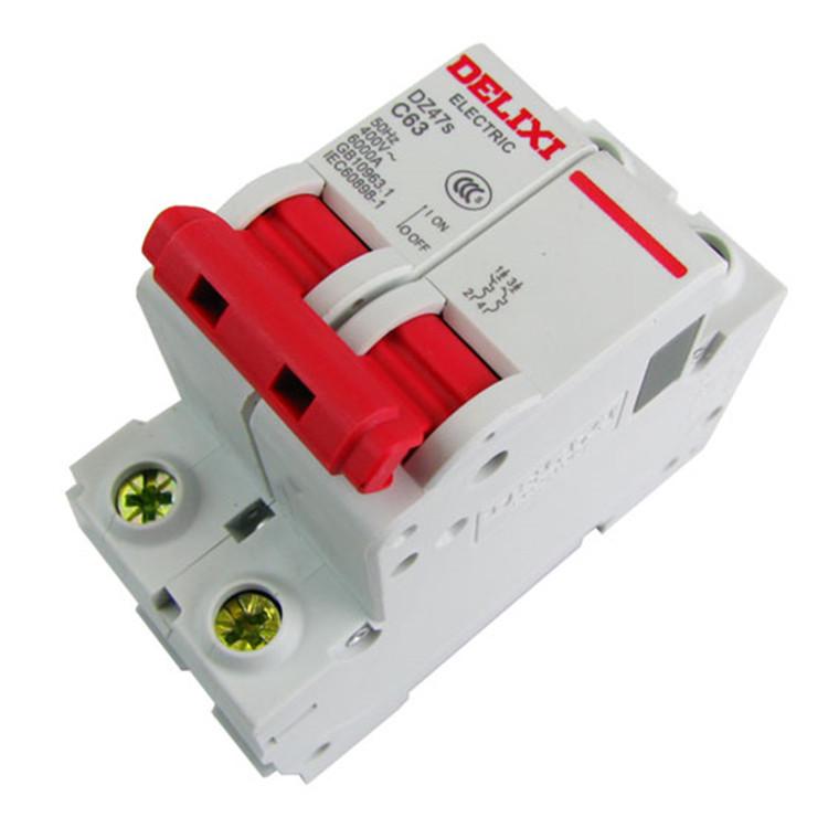 Delixi DZ47s-2P 1A-63A Mini-Leitungsschutzschalter Typ D Luftsicherung NXB Ersatz