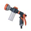 Gummibeschichtete Schaum-Wasserpistole mit 8 Funktionen für Garten, Autowäsche, Gartenarbeit und Tierdusche.