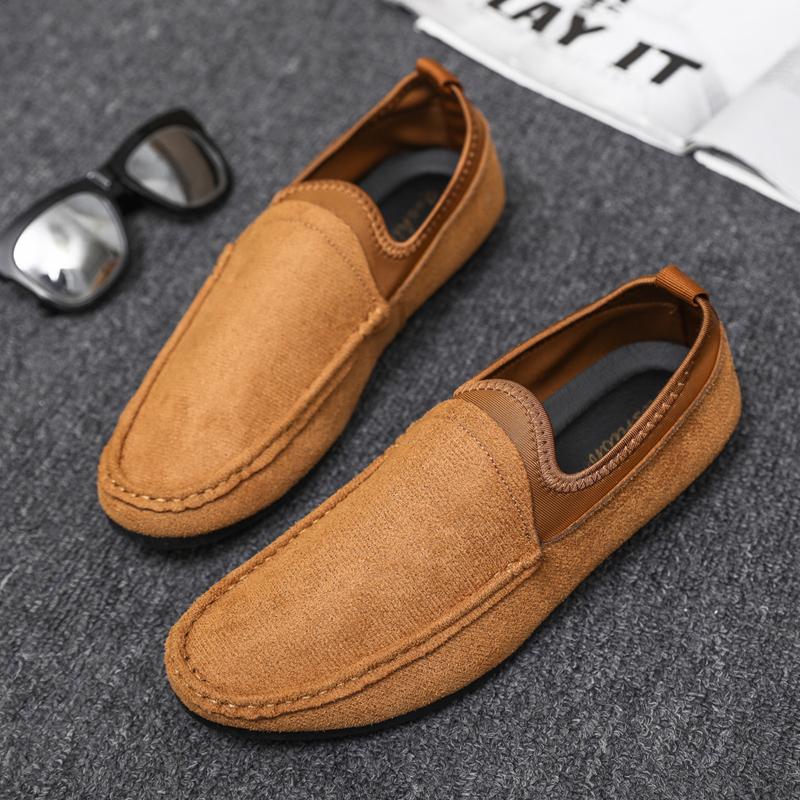 Summer Men Casual Shoes Fashion Man Loafers Breathable Flats Comfortable Lazy Driving Shoes Outdoor Non-slip Soft Canvas Shoes