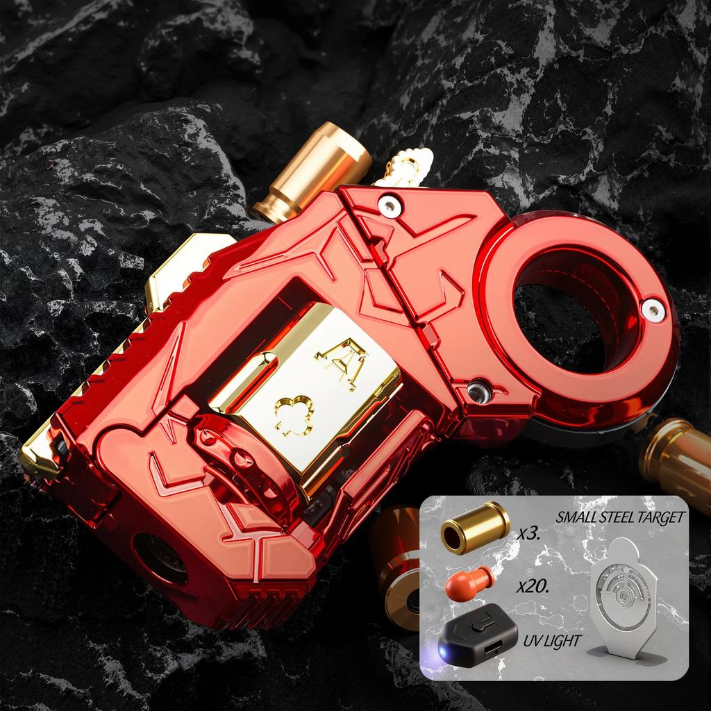 Pistolet Jouet à Éjection de Douilles Fidget Spinner Multi-jouabilité Cliquet Flip Antistress Tir Amusant EDC Jouets Anti-Stress Cadeaux