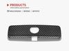 Fiat 500 Abarth Carbon Fiber Rearview Mirror Cover - Interior Decorative Accessory