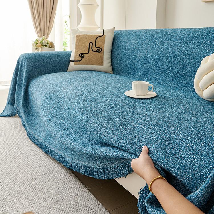 Universal Non-Slip Chenille Sofa Cover – Autumn/Winter, Dirt-Resistant, Full Coverage Cushion Protector