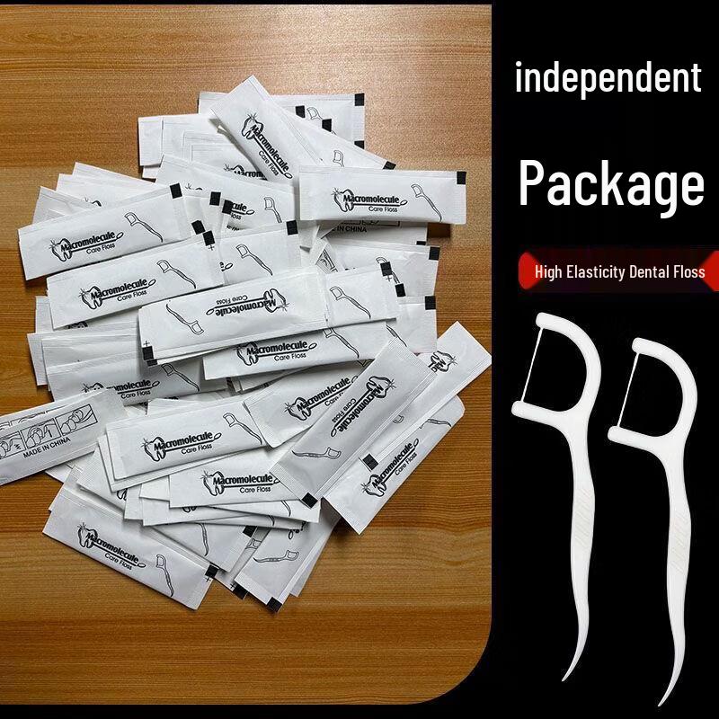Einzeln verpackte Ultrafeine Zahnseide-Sticks