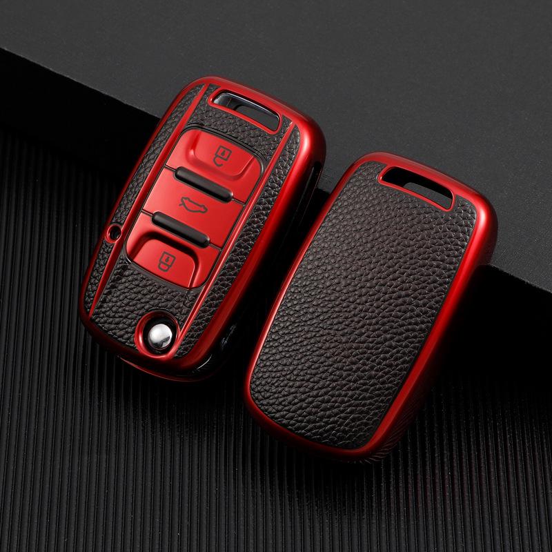 

Wuling Hongguang & Zhiguang Key Case: Premium Leather Protective Shell for Men & Women PE Bag Packaging