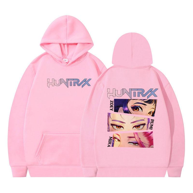 Kpop Lovci démonů Harajuku Grafické mikiny Pánské Dámské Módní Mikiny Dlouhý rukáv Oversized Ležérní Pulovry Streetwear