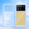 For Xiaomi Poco X6 Pro 5G/Redmi K70E 5G Case TPU Frame Clear Acrylic Back Cover