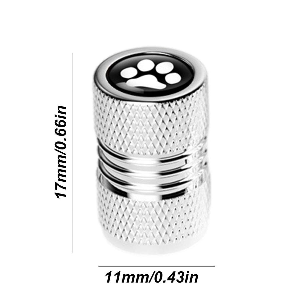 Generic Stem Cap | Dog Paw Shape Leakproof Valve Cap