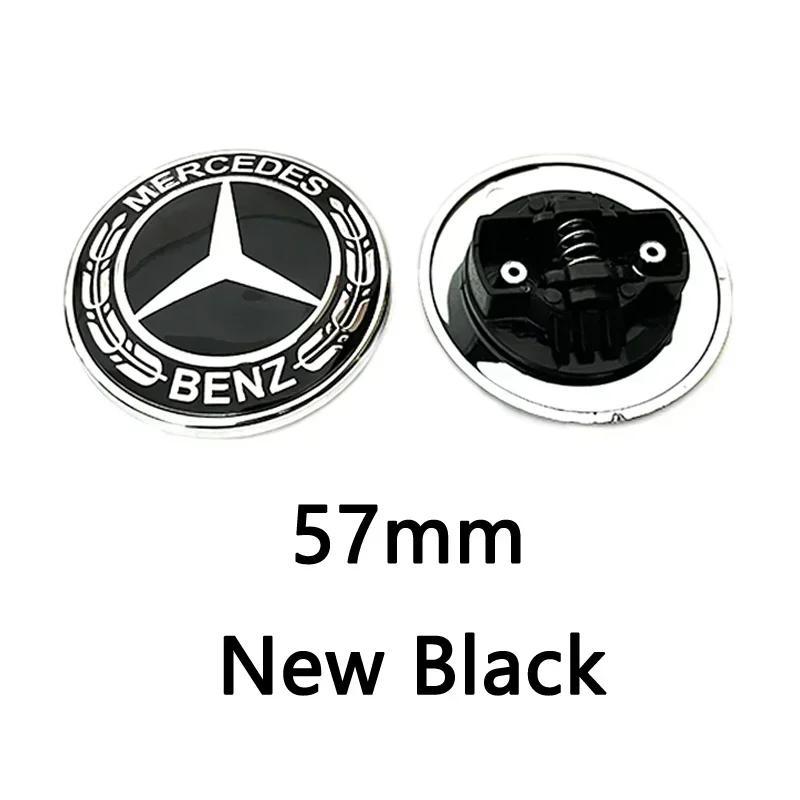 

C200 E200 For Mercedes Benz 1pcs 44mm 57mm 74mm Metal For Mercedes Benz Front Hood Bonnet Head GLA GLB GLC GLE E200 E260 E300 Ca