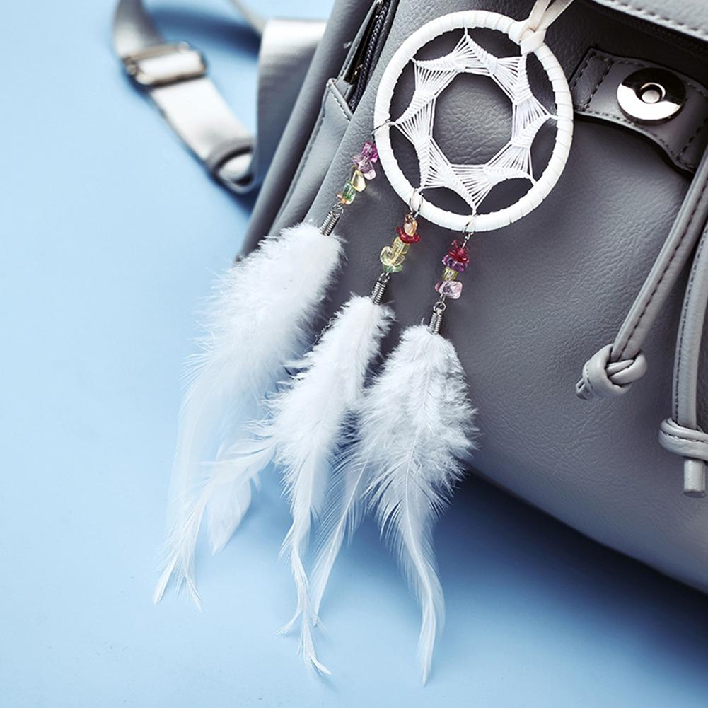 Vintage Feather Dreamcatcher Car Hanging Accessories Car Home Wedding Decoration Ornament