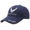 (Navy Blue) Air Force Us Letter Embroidery Baseball Cap Adjustable Unisex Sun Hat Protection