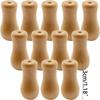12 Pack Window Blind Wood Cord Tassels Knobs Cord Drapery Hangings Bead Drop Balls Pulls End for DIY Craft Home Curtain