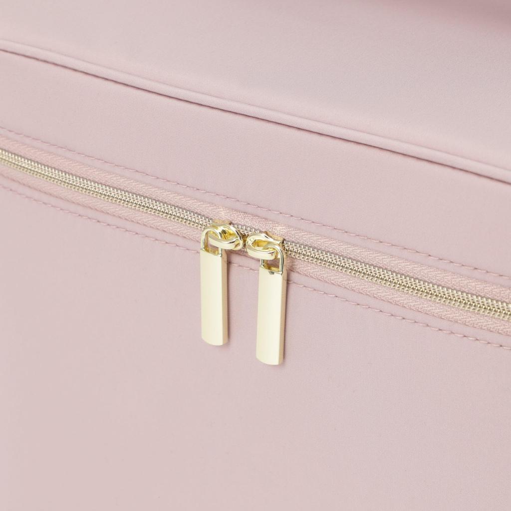 Francfranc Frill Vanity Pouch, Large, Pink