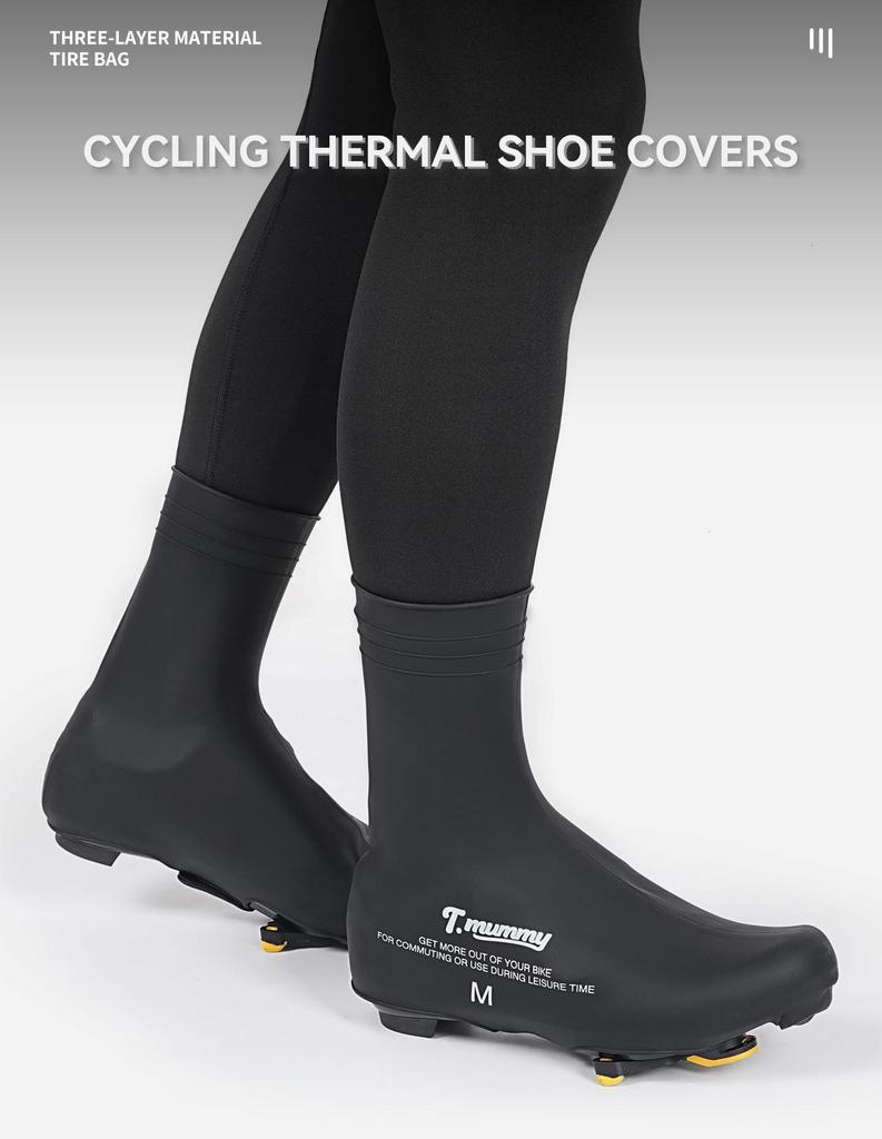 Cycling-Specific Windproof Waterproof Non-Slip Warm Silicone Shoe Covers