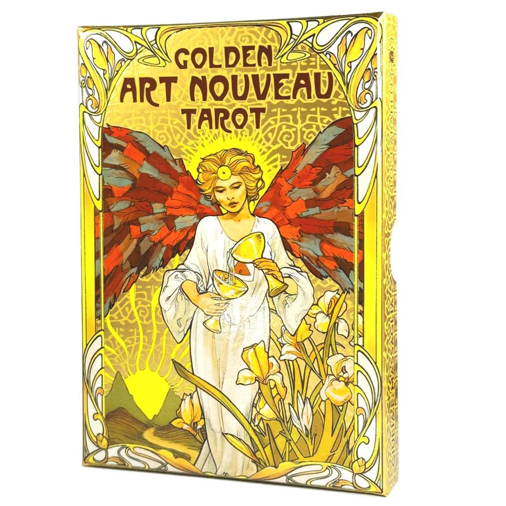 Golden Art Nouveau Tarot Major Arcana 22 Large Includes Japanese Instructions I.I.J. Cards, Size, Authentic,