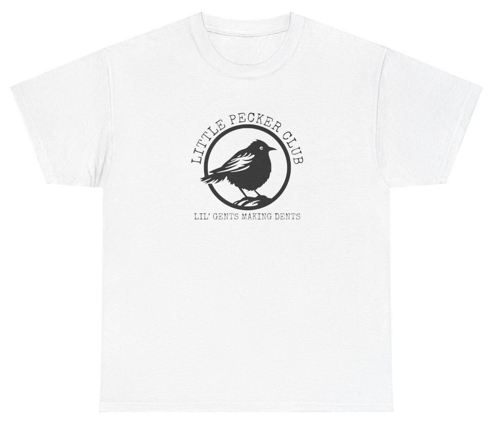 Little Pecker Club T Shirt Silly Ironic Inappropriate Unhinged Gag Gift Tee Unisex T-Shirt S