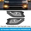 Pair Left + Right Reflector Type Fog Light Lamp For Volkswagen Atlas 2018-2020