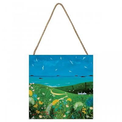 Julia Crossland Summer Cottage Wooden Block