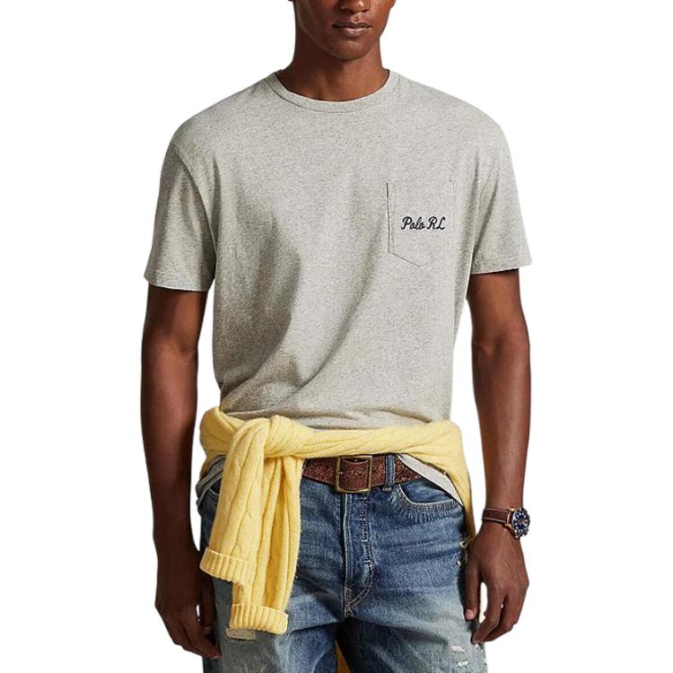 

Мужская футболка с коротким рукавом и графическим изображением медведя Polo Ralph Lauren tops 710P05268-001 M