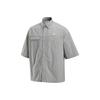 Men's Gray Outdoor Breathable Polo T-Shirt