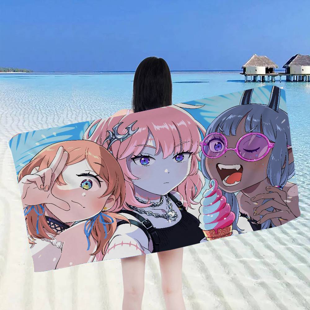 D-Devils Candy Cartoon anime Microfiber Beach Towel Absorbent Quick dry Soft Yoga Swimming Resort Mountain Climbing Towel